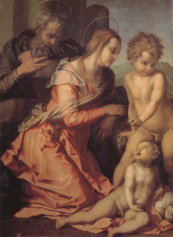 Andrea del Sarto Holy family Sweden oil painting art